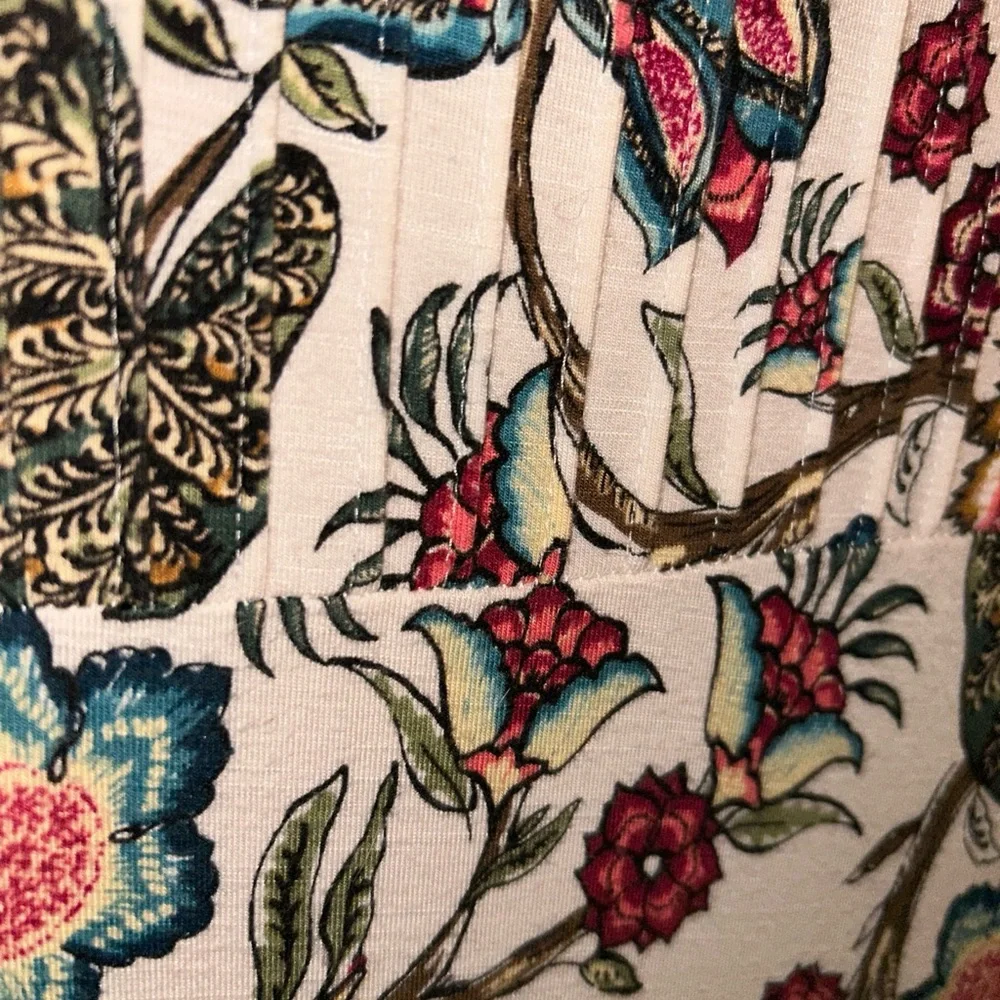 J Jill Print Dress Size Large Bust 45” worn Once Has Pockets! - Picture 2 of 5